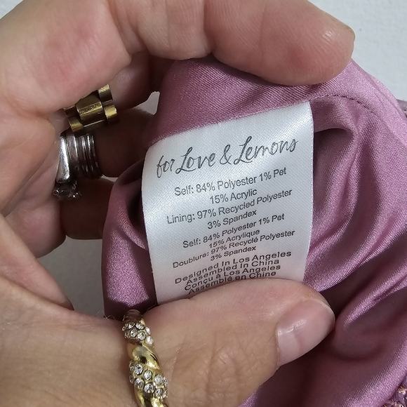 For love and lemons Dionne tweed skirt and blazer set size S - Picture 11 of 15